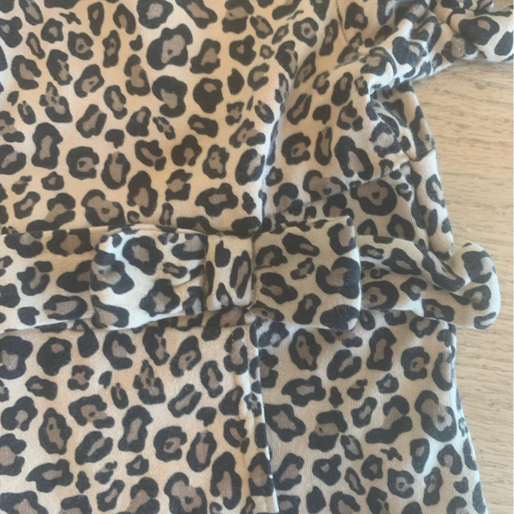 Gymboree‎ Animal Print Short Puff Faux Wrap Tan Black Girls 7 Preloved